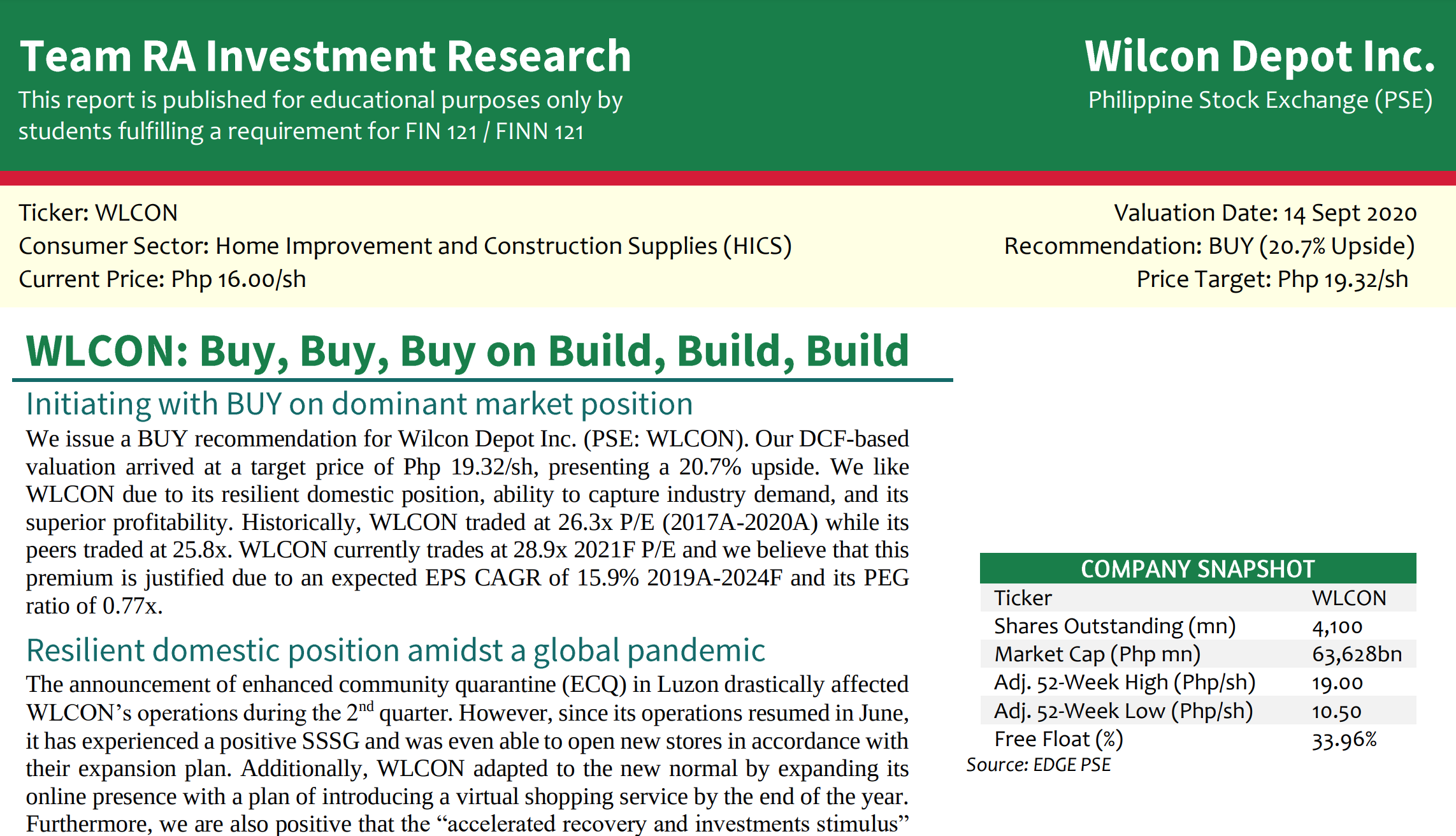 WLCON Investment Research